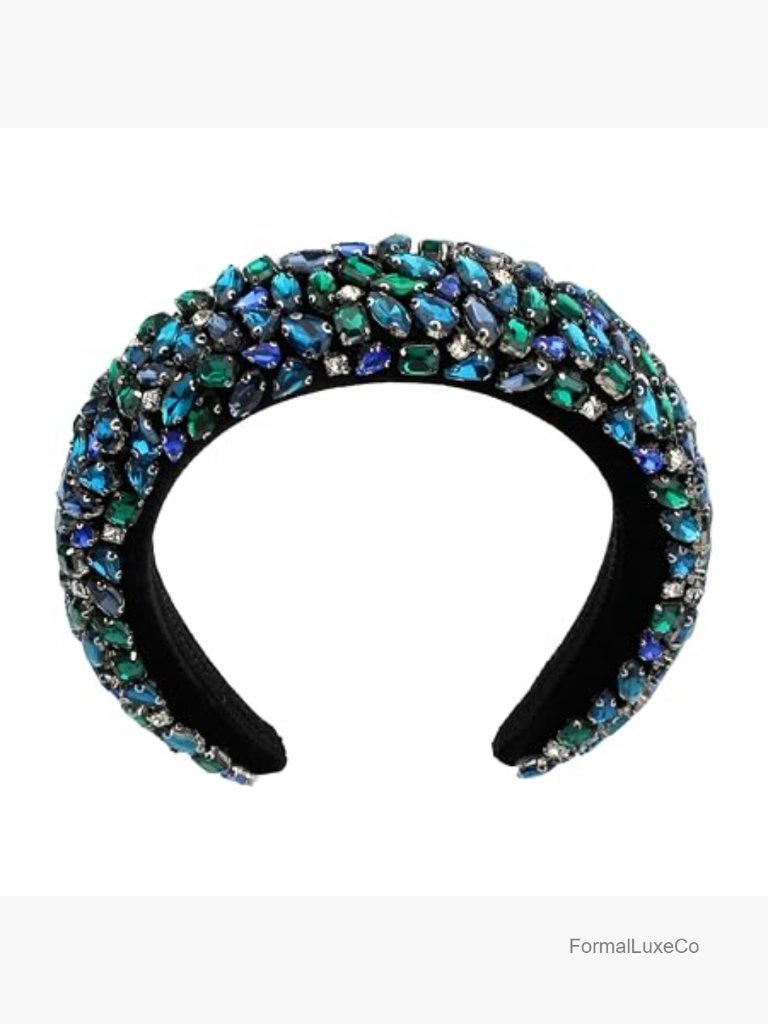 Crystal Crown Headband Rhinestone Hair Hoop Sparkling Bridal Wedding